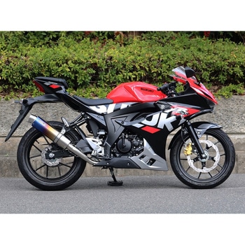 フルEX ラウンド・焼き色チタンサイレンサー 22- GSX-R125 WR’S(ダブルアールズ)