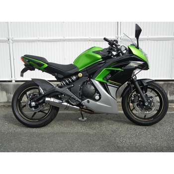 フルEX ラウンド・ステンレスサイレンサー 14-17 Ninja400 WR’S(ダブルアールズ)