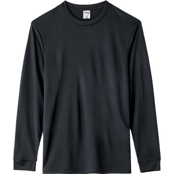 4.3オンスドライロングスリーブTシャツ(ポリジン加工) LIFEMAX