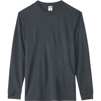 4.3オンスドライロングスリーブTシャツ(ポリジン加工) LIFEMAX