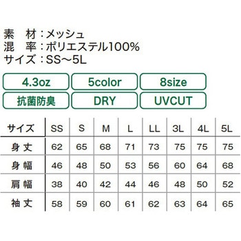 4.3オンスドライロングスリーブポロシャツ(ポリジン加工) LIFEMAX