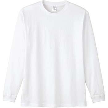 5.6オンスハイグレードロングスリーブTシャツ(ホワイト) SELECT