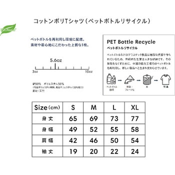 コットンポリTシャツ(ペットボトルリサイクル) SELECT