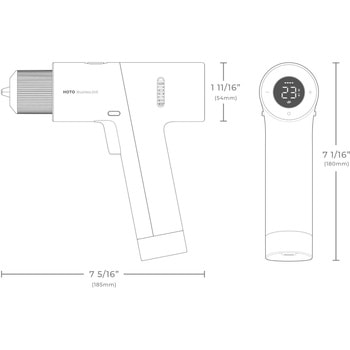 HOTO 12V ブラシレスドリルドライバー HOTO