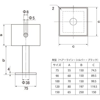 ステンレス柱受 HOJO