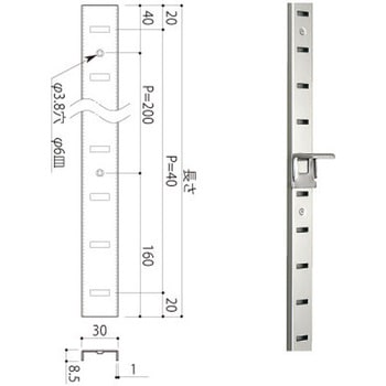 中量型用棚柱 HOJO