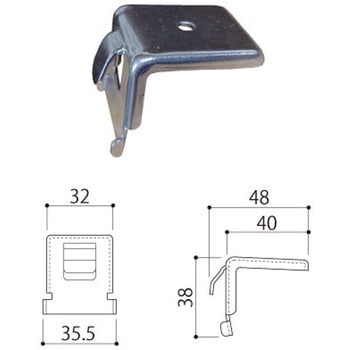 中量型用棚柱用フック HOJO