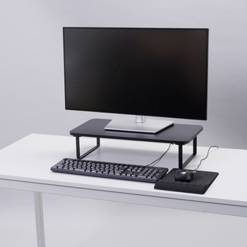 机上用モニター台 工具不要ワンタッチ取付タイプ モノタロウ