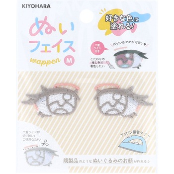 ぬいフェイスワッペンM KIYOHARA(清原)