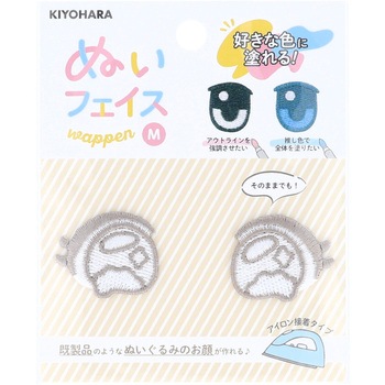 ぬいフェイスワッペンM KIYOHARA(清原)