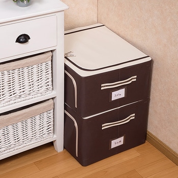 窓付き収納ボックス 55L×3個入り マリン商事