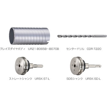 UR21 ブレイズダイヤ STシャンク  太径(換気扇、エアコン等) ユニカ
