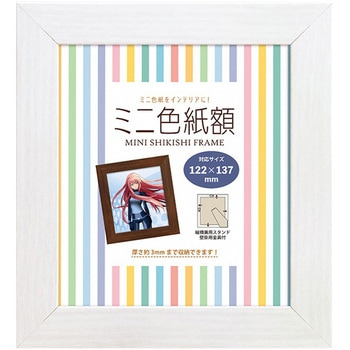 ミニ色紙額 万丈
