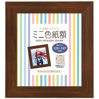 ミニ色紙額 万丈