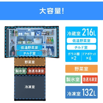 大型冷凍冷蔵庫 453L アイリスオーヤマ