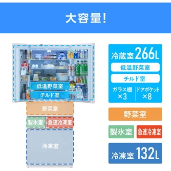 大型冷凍冷蔵庫 503L アイリスオーヤマ