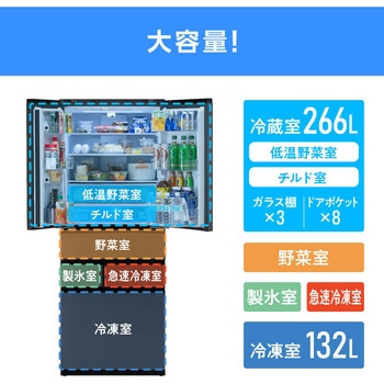 大型冷凍冷蔵庫 503L アイリスオーヤマ