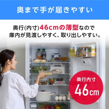 カメラ付き冷凍冷蔵庫 301L 霜取り不要 アイリスオーヤマ