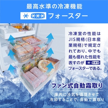 カメラ付き冷凍冷蔵庫 301L 霜取り不要 アイリスオーヤマ