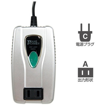 海外用変圧器 220-240V/100VA カシムラ