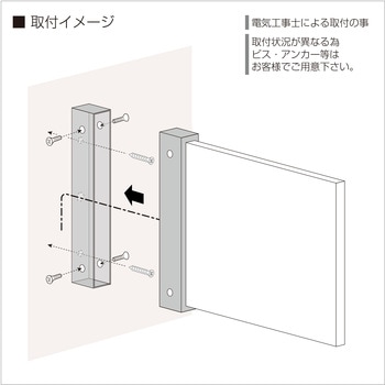 薄型LED導光板/突出しサイン(四角形型) セルテック
