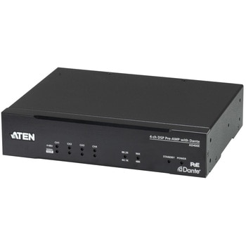 AD400E/ATEN 4ch Mic/Line入力 Dante出力対応 DSP内蔵プリアンプ ATEN
