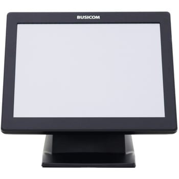 9.7インチタッチパネルディスプレイ(抵抗膜方式・USB・黒)<スタンド付き> BUSICOM(ビジコム)