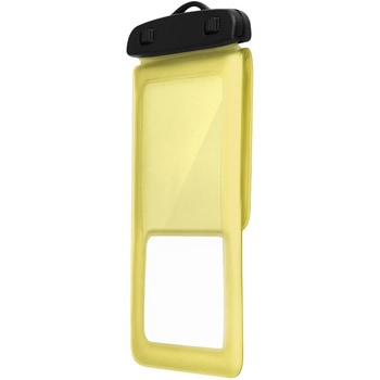 ケース(汎用) 浮く背面ポケット付き防水ケース 「FLOAT SAVER POCKET」 クリアイエロー LEPLUS NEXT