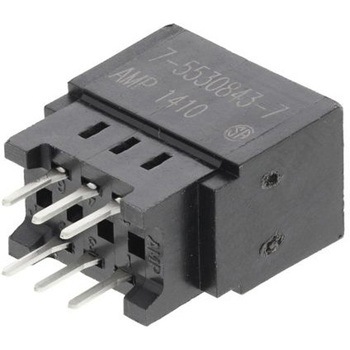 100 Series TE Connectivity 2.54mmピッチ 6極 2列 ストレート スルーホール実装 メス カードエッジコネクタ TE Connectivity Japan(旧:TYCOELECTRONICS(タイコエレクトロニクス))