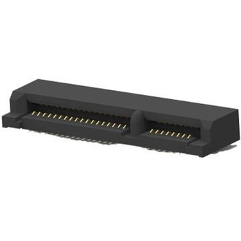 TE Connectivity 0.8mmピッチ 52極 2列 ライトアングル SMT メス カードエッジコネクタ カードエッジ TE Connectivity Japan(旧:TYCOELECTRONICS(タイコエレクトロニクス))
