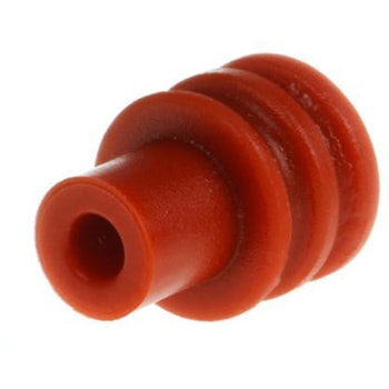TE Connectivity 963293-1 コネクタシール 自動車 茶、赤 ワイヤシール TE Connectivity Japan(旧:TYCOELECTRONICS(タイコエレクトロニクス))
