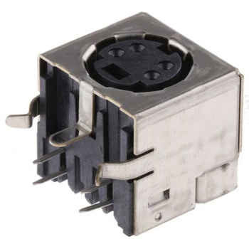 TE Connectivity DINソケット 4極 メス スルーホール TE Connectivity Japan(旧:TYCOELECTRONICS(タイコエレクトロニクス))