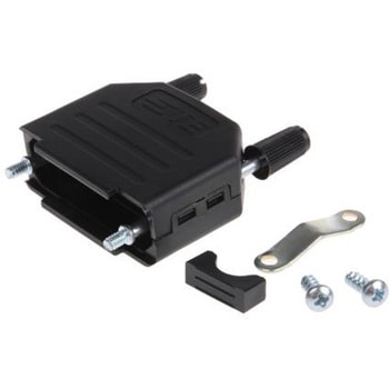 TE Connectivity D-Sub バックシェエル 1991253 シリーズ 15 極 A， 黒， 1-1991253-5 TE Connectivity Japan(旧:TYCOELECTRONICS(タイコエレクトロニクス))