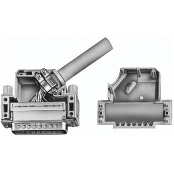 TE Connectivity D-Sub バックシェエル AMPLIMITE シリーズ 15 極 A， グレー， 1393738-2 TE CONNECTIVITY