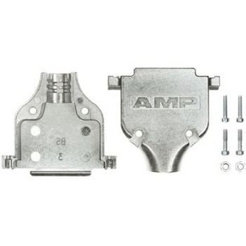 TE Connectivity D-Sub バックシェエル AMPLIMITE シリーズ 25 極 B， シルバー， 5745173-4 TE Connectivity Japan(旧:TYCOELECTRONICS(タイコエレクトロニクス))