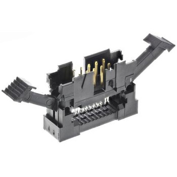 TE Connectivity IDCコネクタ 2.54mmピッチ 10極 2列 オス， AMP-LATCHシリーズ， 1-111504-4 TE Connectivity Japan(旧:TYCOELECTRONICS(タイコエレクトロニクス))
