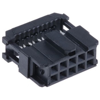 TE Connectivity IDCコネクタ 2.54mmピッチ 10極 2列 メス， AMP-LATCH - NOVOシリーズ， 1658622-1 TE Connectivity Japan(旧:TYCOELECTRONICS(タイコエレクトロニクス))