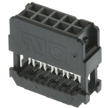 TE Connectivity IDCコネクタ 2.54mmピッチ 10極 2列 メス， AMP-LATCH Novoシリーズ， 1658620-1 TE Connectivity Japan(旧:TYCOELECTRONICS(タイコエレクトロニクス))