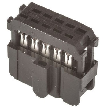 TE Connectivity IDCコネクタ 2.54mmピッチ 10極 2列 メス， AMP-LATCH Novoシリーズ， 1658621-1 TE Connectivity Japan(旧:TYCOELECTRONICS(タイコエレクトロニクス))
