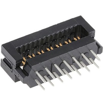 TE Connectivity IDCコネクタ 2.54mmピッチ 14極 2列 オス， AMP-LATCHシリーズ， 2-746610-2 TE Connectivity Japan(旧:TYCOELECTRONICS(タイコエレクトロニクス))