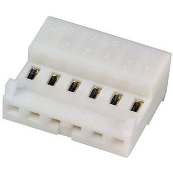 TE Connectivity IDCコネクタ 2.54mmピッチ 6極 1列 メス， MTA-100シリーズ， 3-643814-6 TE Connectivity Japan(旧:TYCOELECTRONICS(タイコエレクトロニクス))