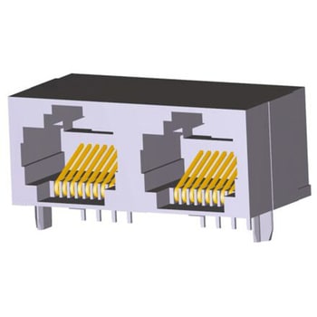 TE Connectivity RJ45 モジュラーコネクタ， メス， RJ45コネクタ， PCBマウント， Cat5， 5406526-1 TE CONNECTIVITY