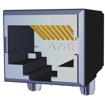 TE Connectivity RJ45 モジュラーコネクタ， メス， RJ45コネクタ， PCBマウント， Cat5e， 5558341-1 TE CONNECTIVITY