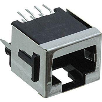 TE Connectivity RJ45 モジュラーコネクタ， メス， RJ45コネクタ， スルーホール実装， Cat3， 100616-2 TE Connectivity Japan(旧:TYCOELECTRONICS(タイコエレクトロニクス))