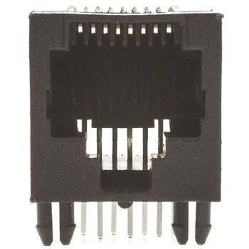 TE Connectivity RJ45 モジュラーコネクタ， メス， RJ45コネクタ， スルーホール実装， Cat3， 5520426-4 TE Connectivity Japan(旧:TYCOELECTRONICS(タイコエレクトロニクス))
