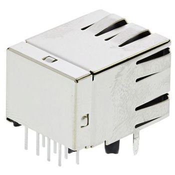 TE Connectivity RJ45 モジュラーコネクタ， メス， RJ45コネクタ， スルーホール実装， Cat5e， 5406296-1 TE CONNECTIVITY