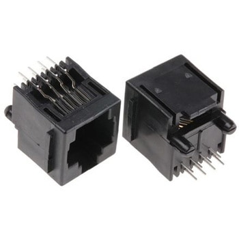 TE Connectivity RJ45ソケット， メス， RJ45コネクタ， スルーホール実装， Cat3， 5520259-4 TE CONNECTIVITY