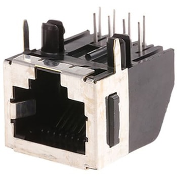TE Connectivity RJ45ソケット， メス， RJ45コネクタ， スルーホール実装， Cat3， 5555153-1 TE CONNECTIVITY
