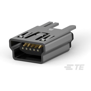 TE Connectivity USBコネクタ Mini B タイプ， メス スルーホール実装 1734753-1 TE CONNECTIVITY
