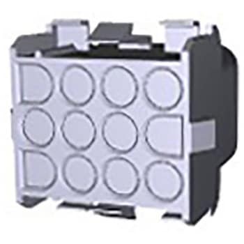 TE Connectivity コネクタハウジング 12極 ピッチ：6.35mm 3列 1-480709-0 TE Connectivity Japan(旧:TYCOELECTRONICS(タイコエレクトロニクス))